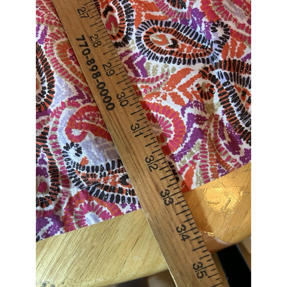 Madison Pink & Red Paisley Midi Dress - Picture 10 of 12